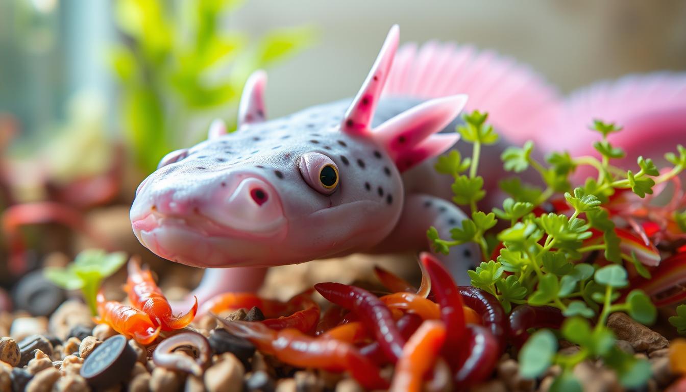axolotl feeding schedule,