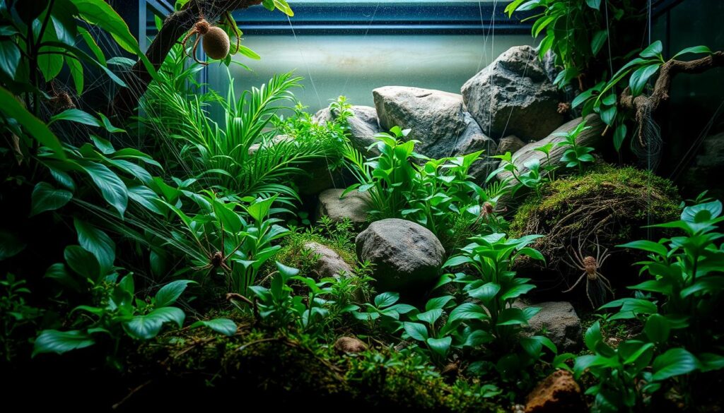 bioactive setups for spiders