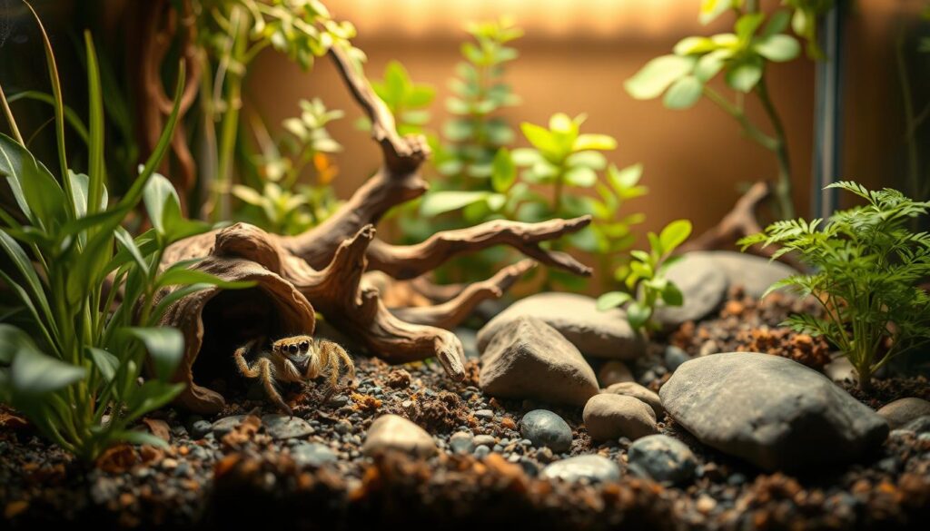 jumping spider terrarium size,