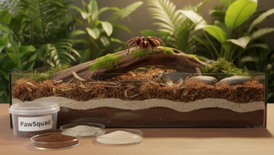 bioactive setups for spiders