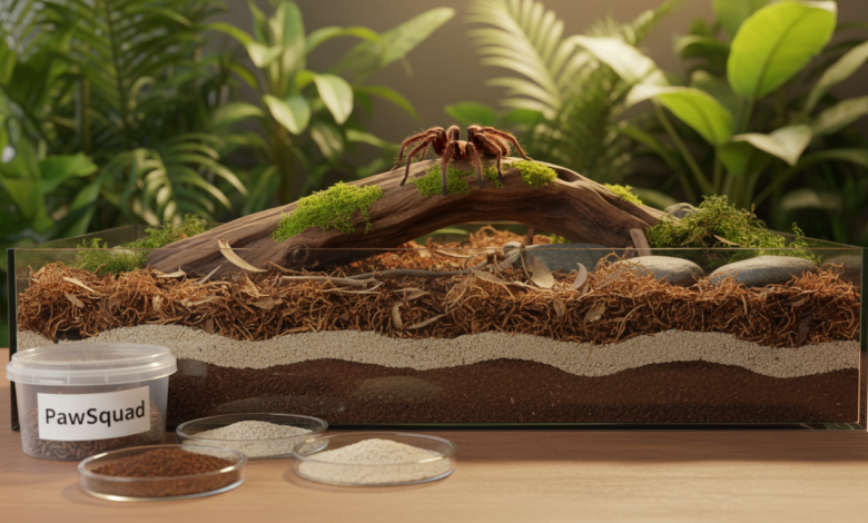 bioactive setups for spiders