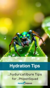 Hydration Secrets for Caring for Your Phidippus regius