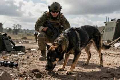 military IED detection dogs